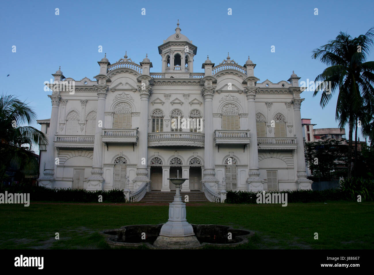 Jardin de roses un héritage architectural de Britsh Raj, un plus bel hôtel particulier jamais construit à Dhaka au cours de la période. Il est situé à Golapbag dans t Banque D'Images