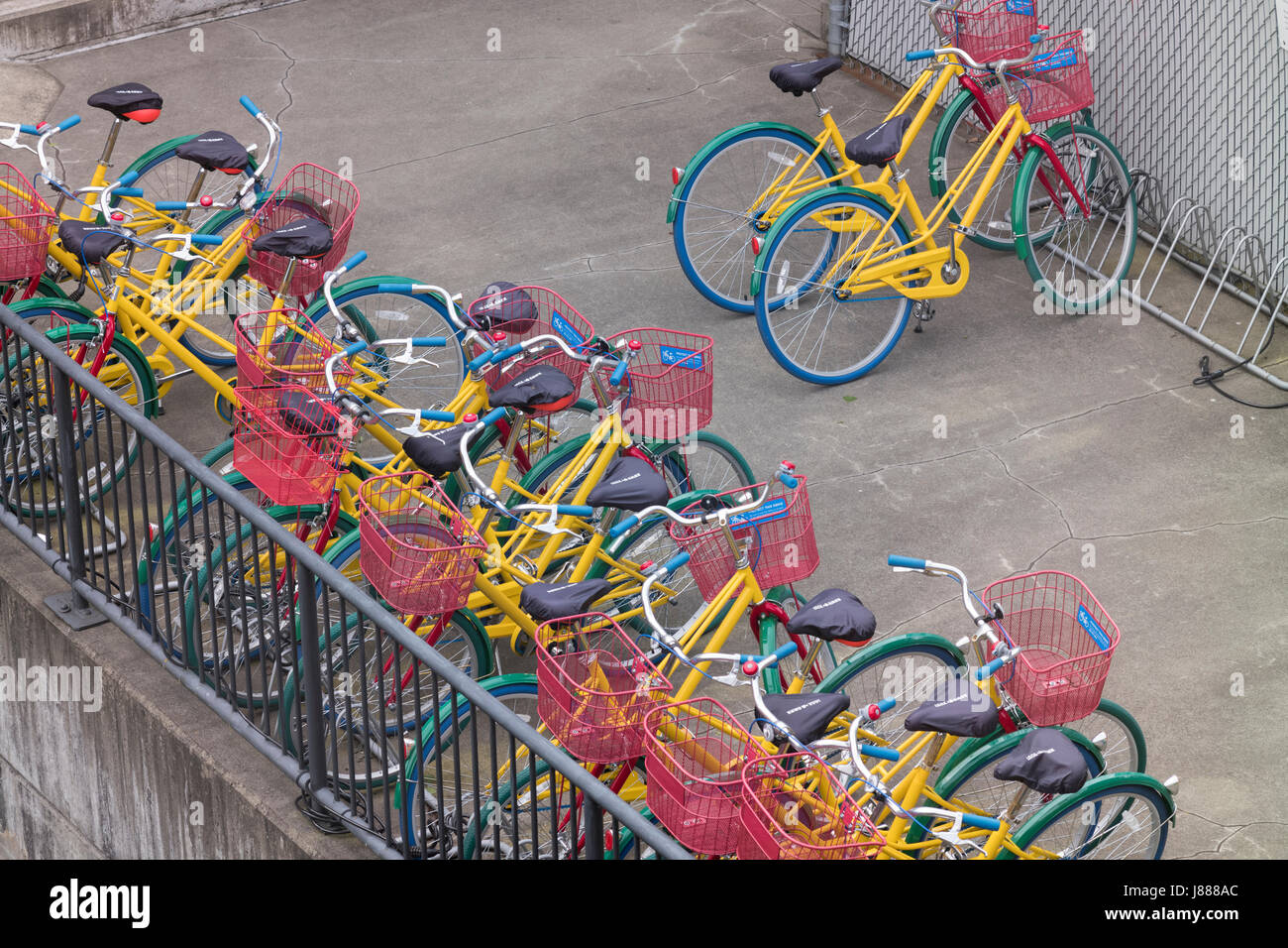 Location parking Banque D'Images