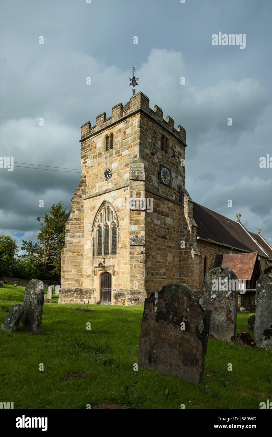 L'église St Mary à Newick Village, East Sussex, Angleterre. Banque D'Images