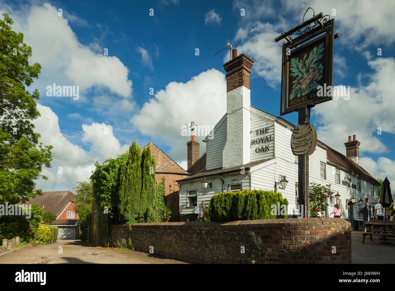 Country pub dans le village de Newick, East Sussex, Angleterre. Banque D'Images