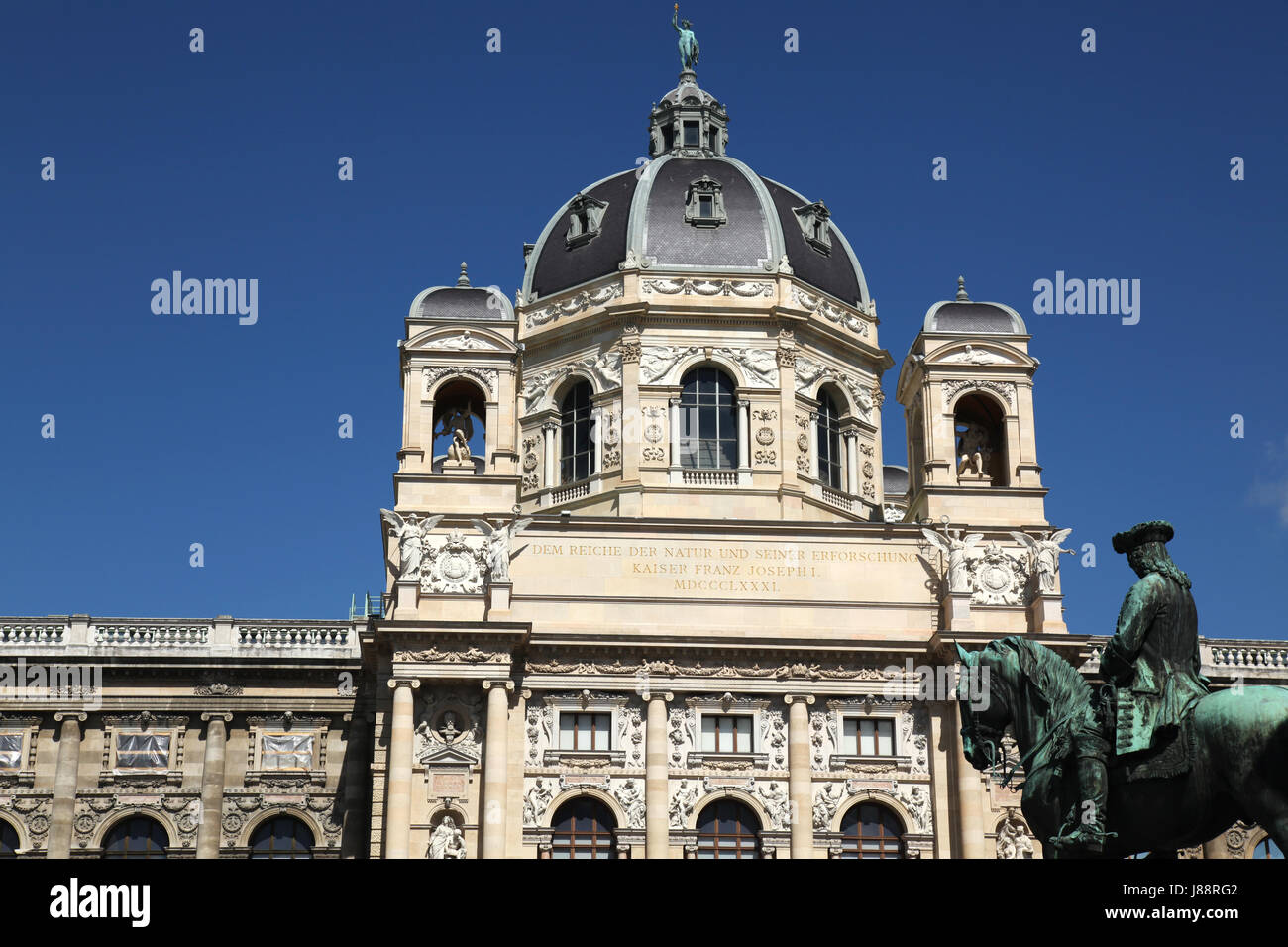 Vienne, museum, baron, parc, Dome, cour, square, collections, produits naturels, Banque D'Images