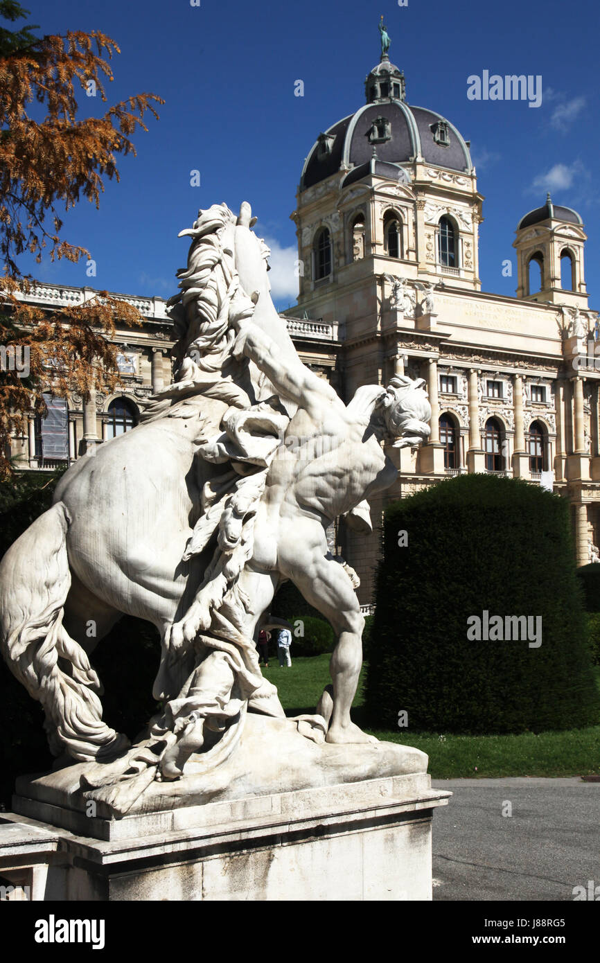 Vienne, museum, baron, parc, Dome, cour, square, collections, produits naturels, Banque D'Images