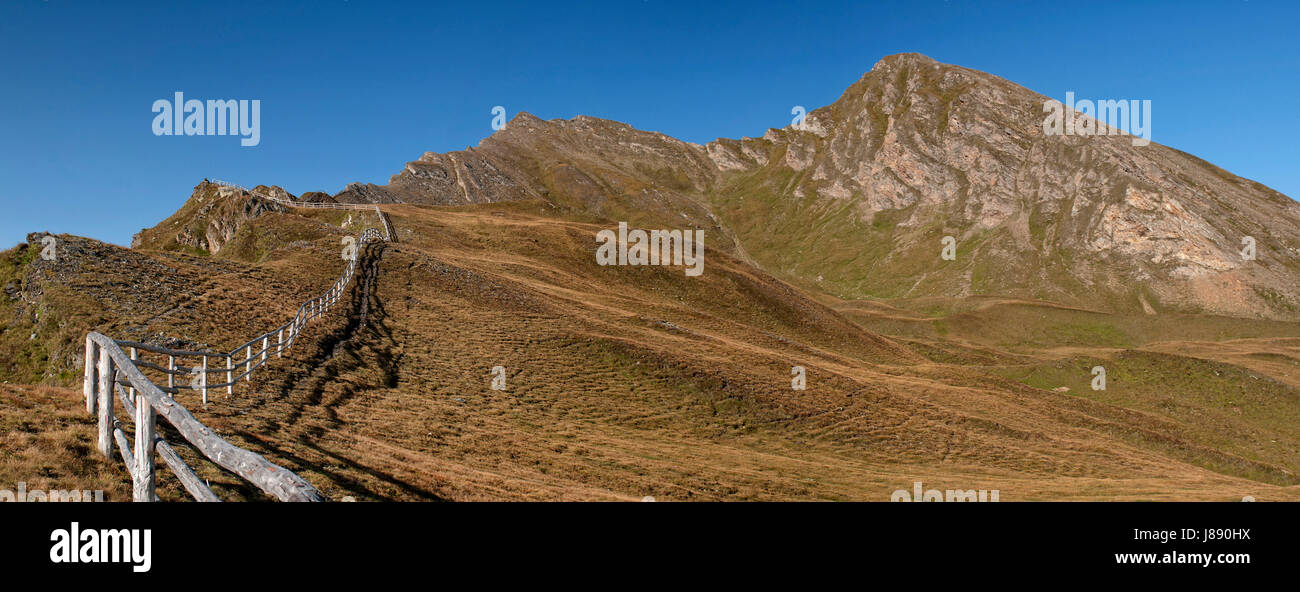 Montagne, randonnée pédestre, randonnée, randonnée, ALP, le Tyrol du Sud, l'été, l'summerly, Banque D'Images