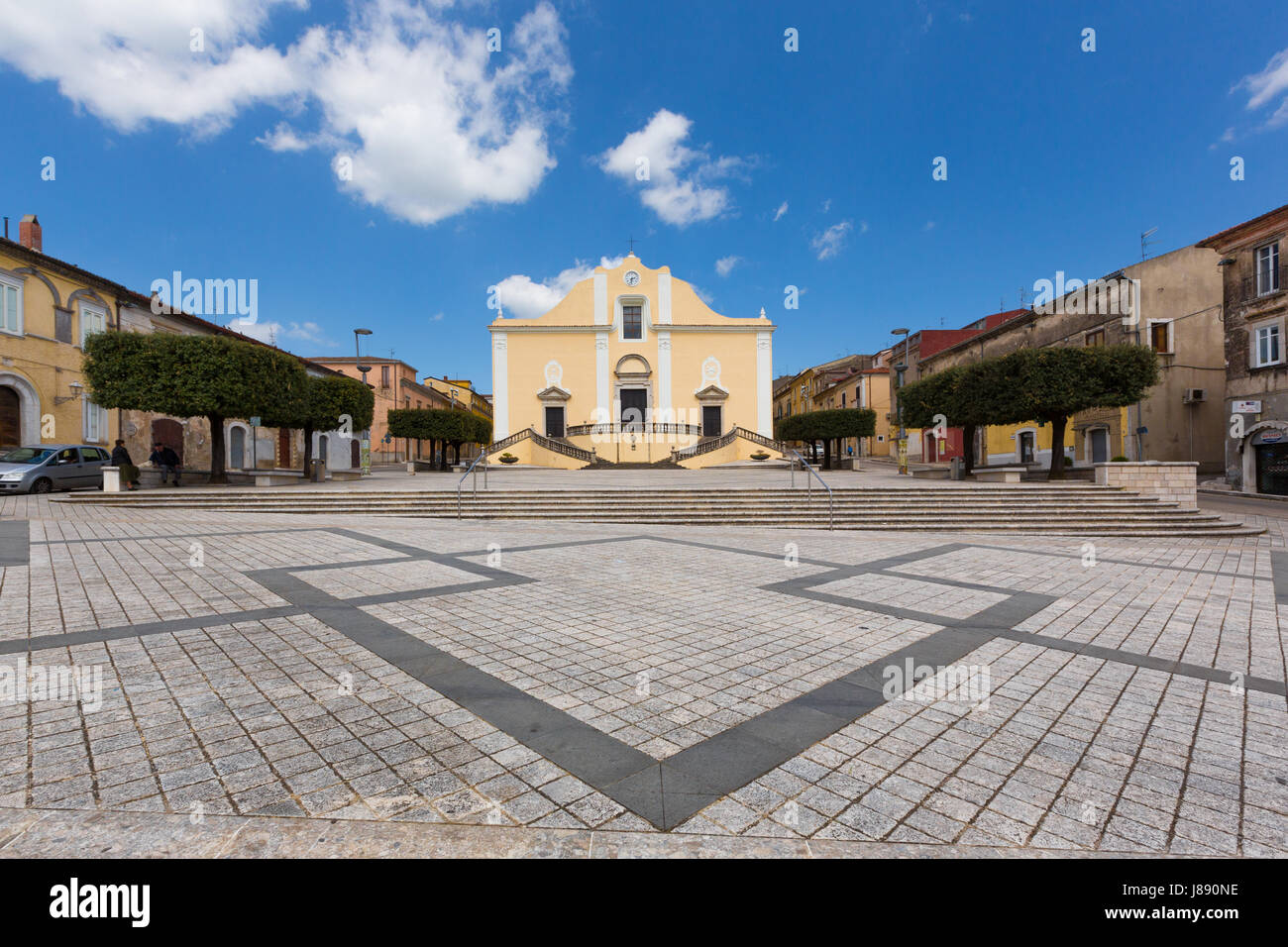 Cerreto Sannita (Benevento, Italie) - Collegiata San Martino Banque D'Images