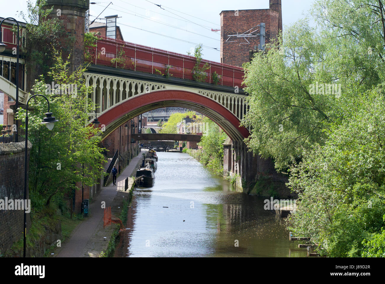 Canal de Bridgewater - Manchester Banque D'Images
