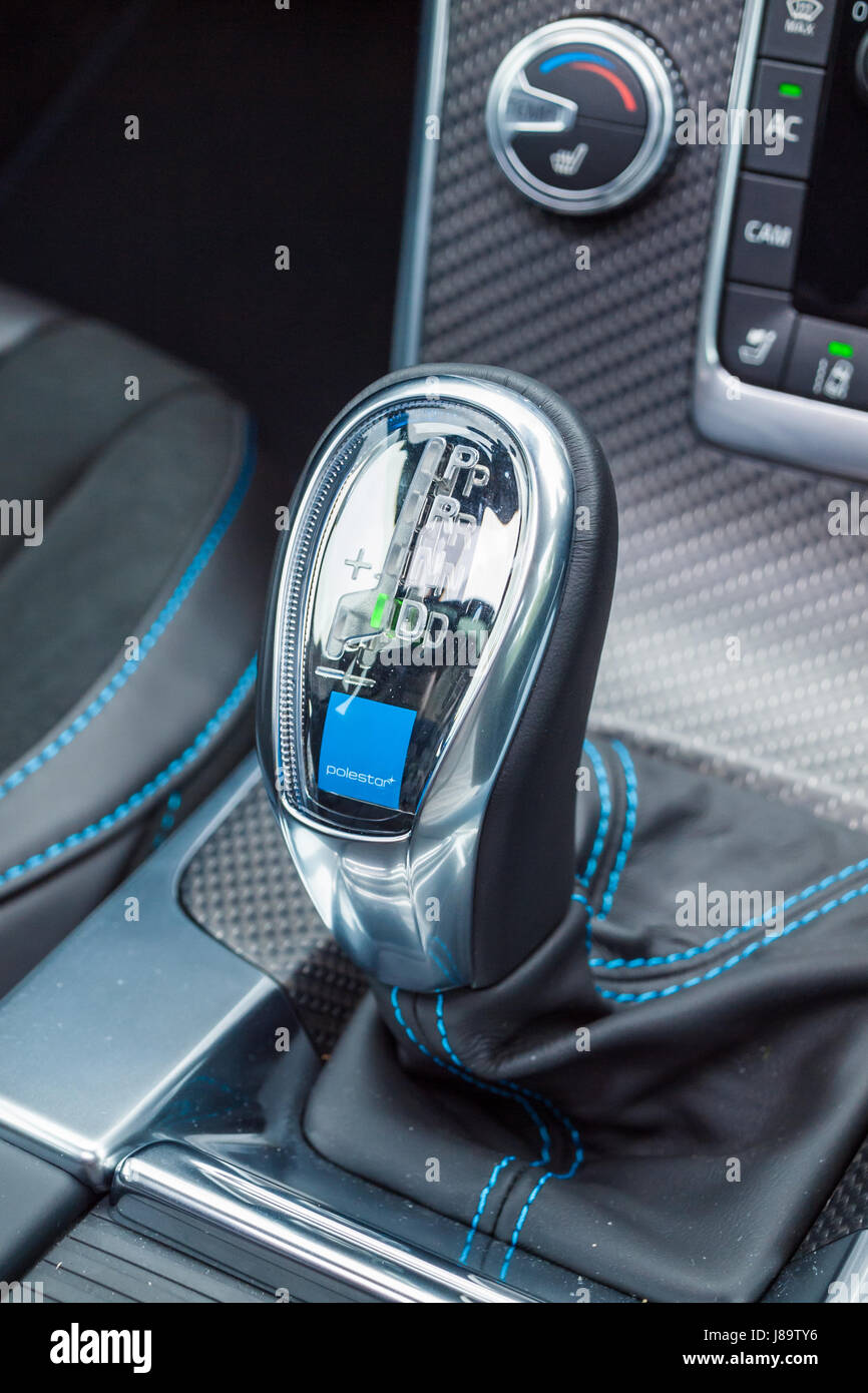Hong Kong, Chine Jan 11, 2017 : Volvo S60 2017 Boîte de vitesses le Jan 11 2017 à Hong Kong. Banque D'Images