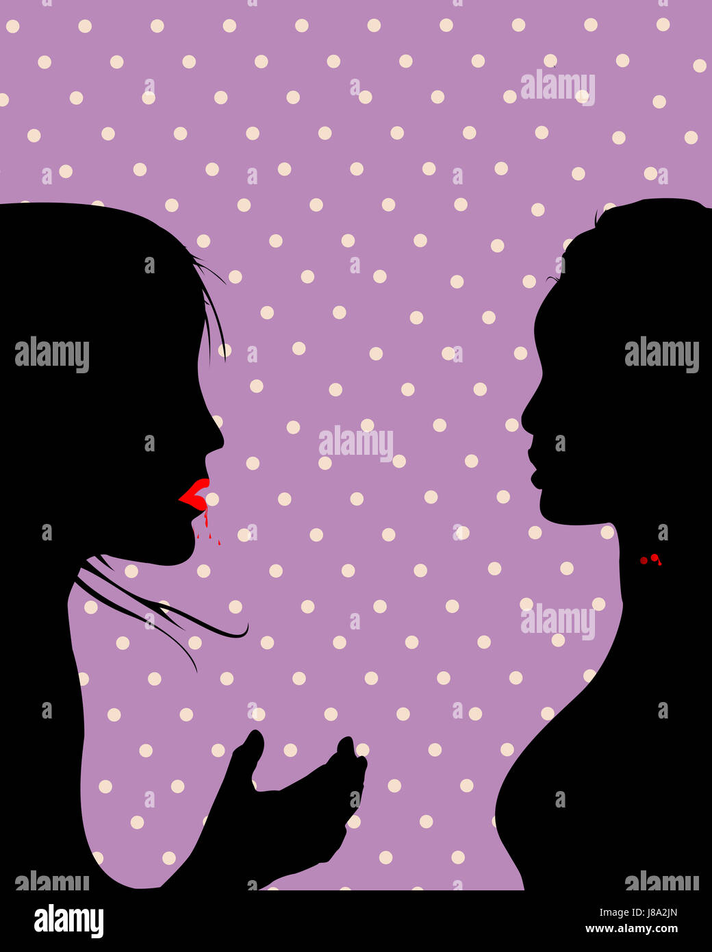 Drop, victime, sang, sucer, vampire, vamp, goutte à goutte, gouttes, suintant, gouttes, sopping Banque D'Images