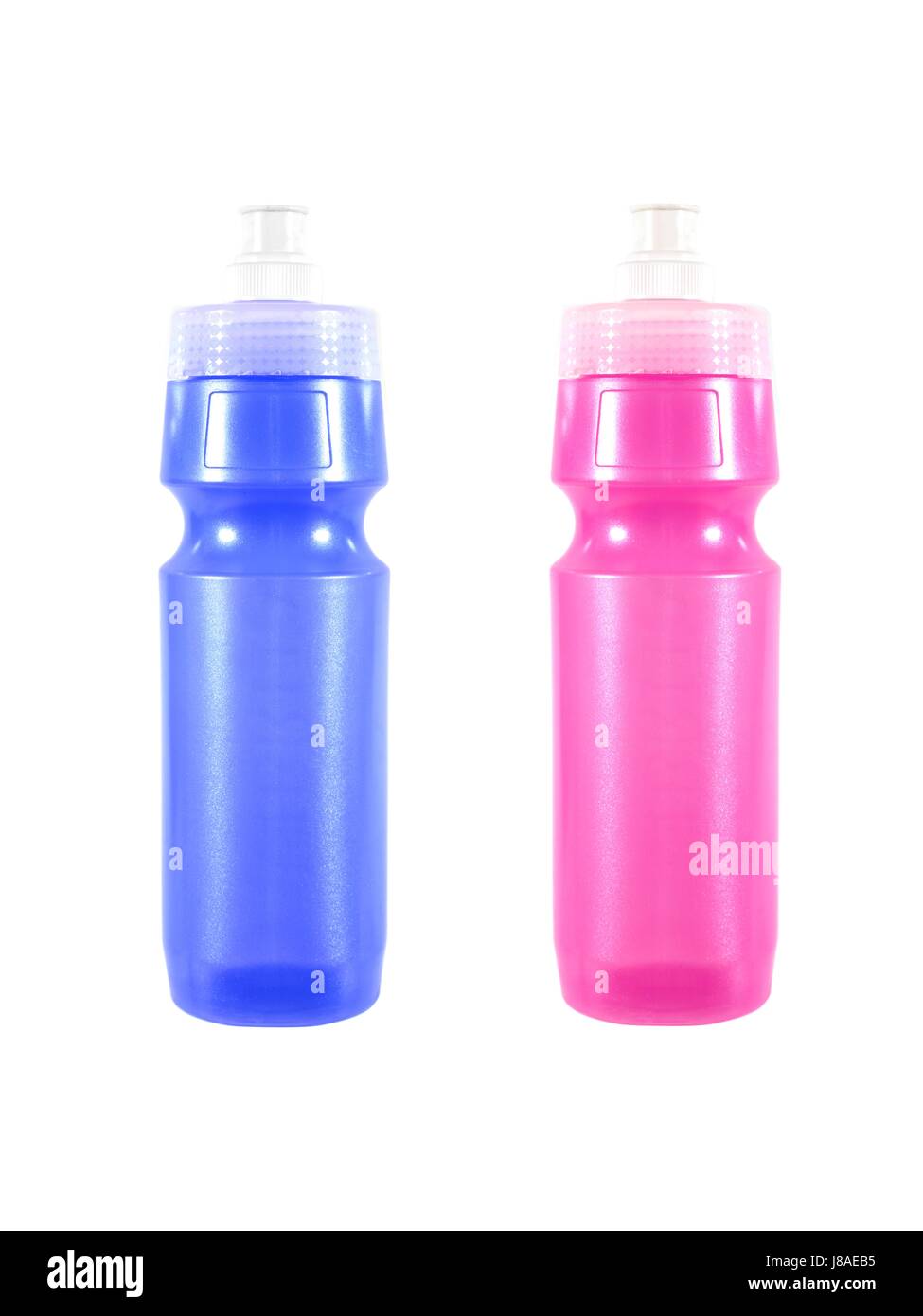 Bleu, boire, boire, bavoirs, sport, sports, isolé, le mode de vie, libre, Banque D'Images