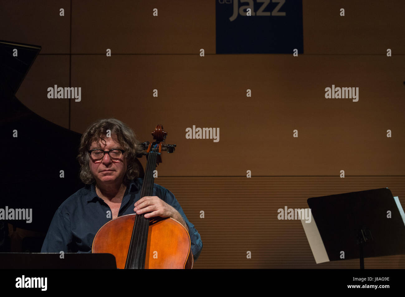 Dave Schroeder, multi-instrumentiste et membre de l'orchestre de jazz Combo "Nuovo", exécuté à Rome à la Maison du Jazz. (Photo par : Leo Claudio De Petris/Pacific Press) Banque D'Images