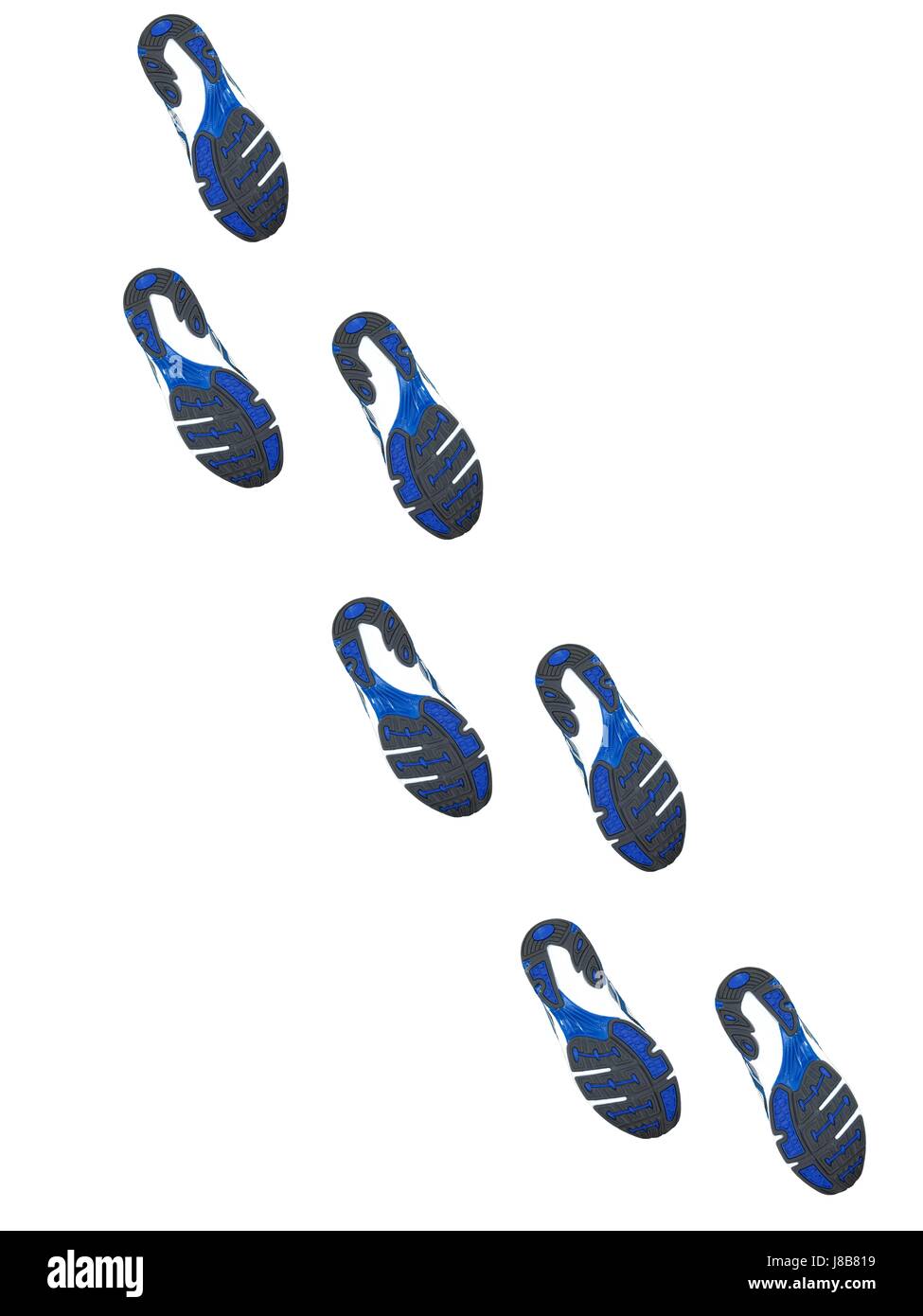 Bleu, à pied, Aller, Aller, marche, santé, temps libre, temps libre, loisirs, loisirs Banque D'Images