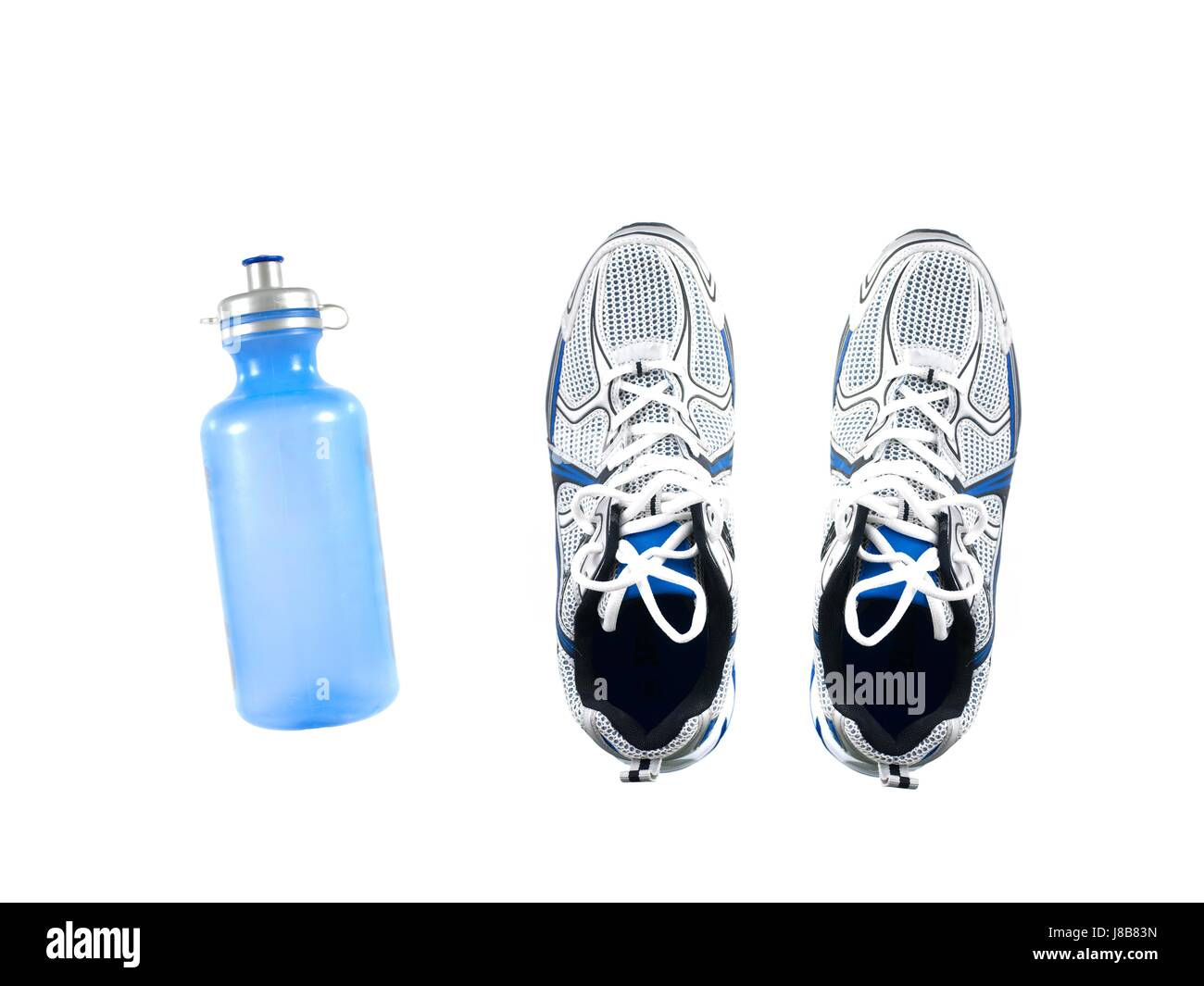 Bleu, à pied, Aller, Aller, marcher, de santé, de boire, de boire, bavoirs, temps libre, Banque D'Images