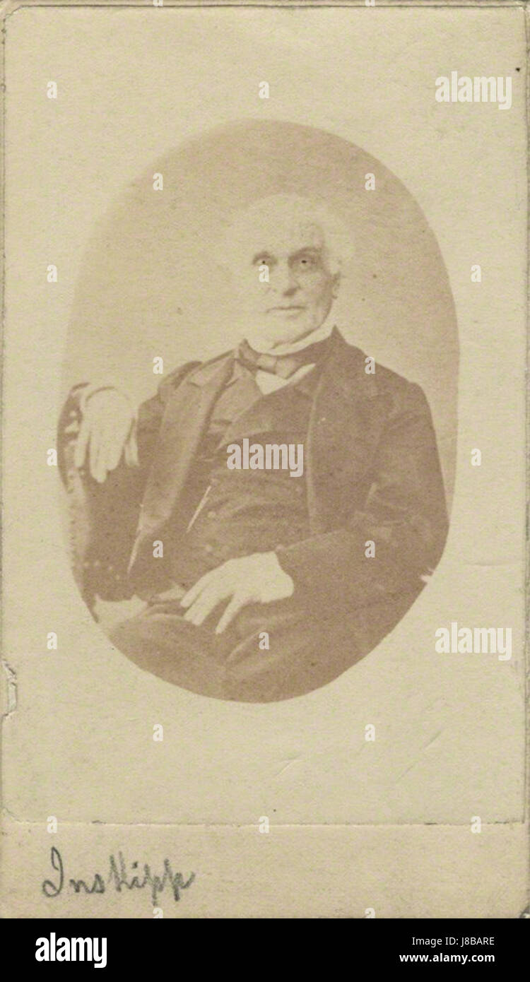 James Inskipp était un peintre connu pour son travail présenté dans la carte de visite Photographs, une forme populaire de photographie de portrait au XIXe siècle. Ses œuvres sont conservées à la National Portrait Gallery. Banque D'Images