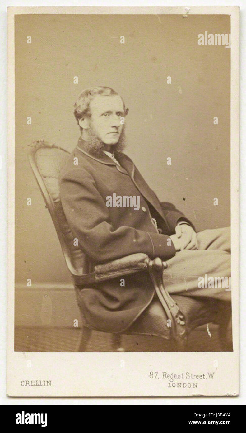 Edward Spencer Beesly National Portrait Gallery Banque D'Images