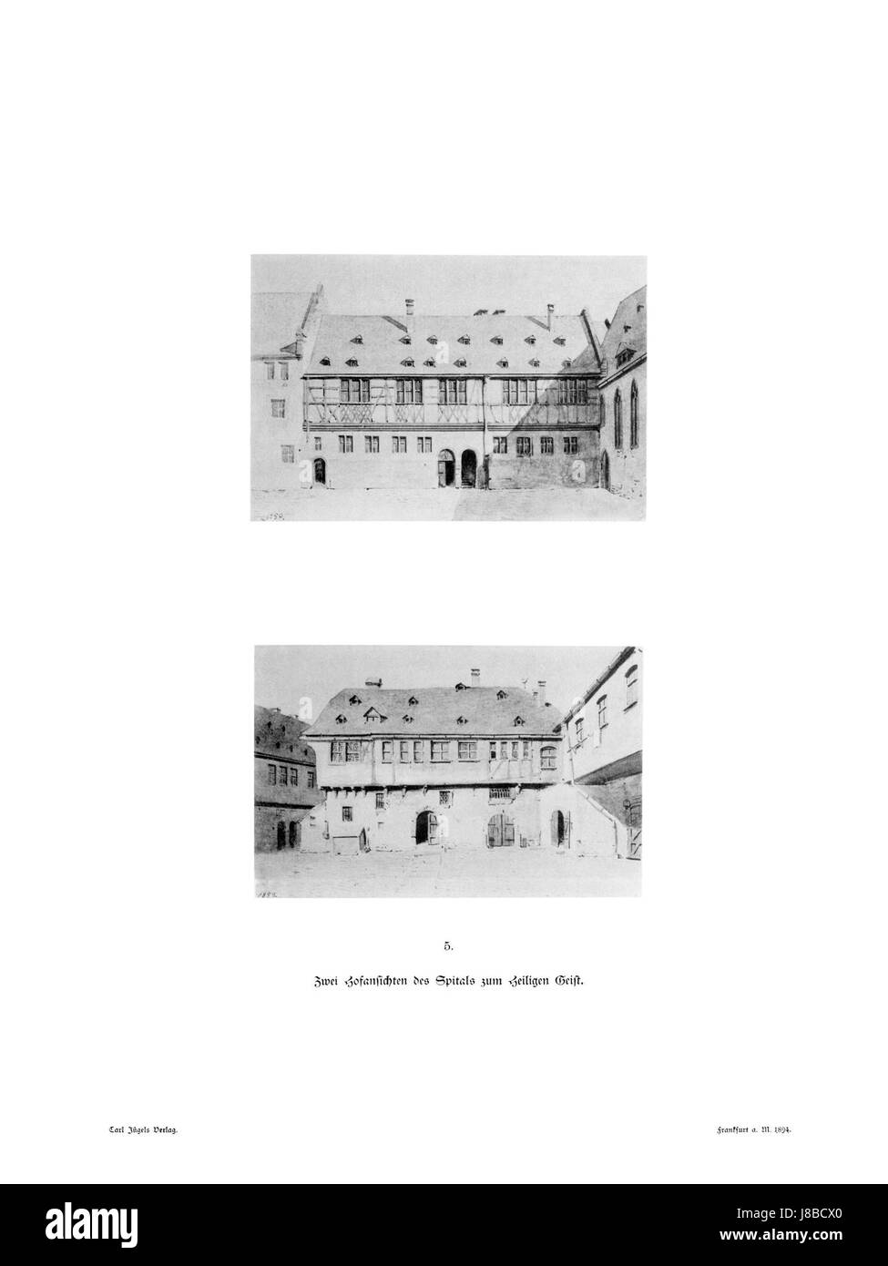 Frankfurt Am Main Carl Theodor Reiffenstein FFMDFSIBUS Heft Tafel 05 011894018 Banque D'Images