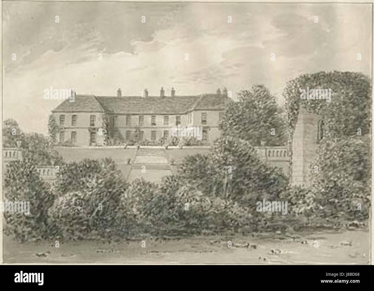 EccleshallCastle Banque D'Images