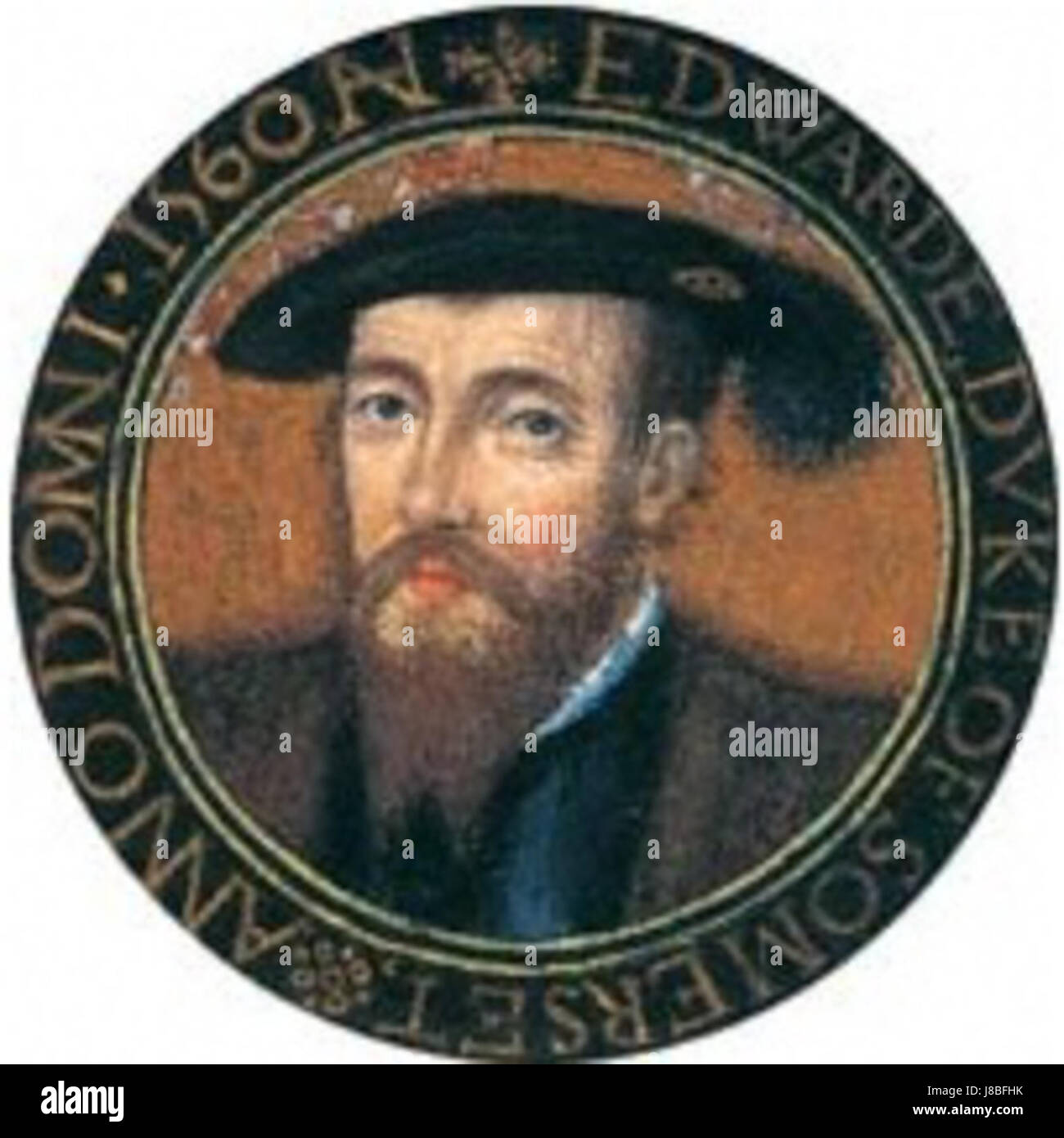 Il s'agit probablement d'un portrait miniature d'Edward Seymour, un artiste renommé, mettant en valeur l'artisanat et l'attention portée aux détails. Les miniatures étaient populaires aux XVIIIe et XIXe siècles comme formes personnelles et intimes de portraits. Banque D'Images