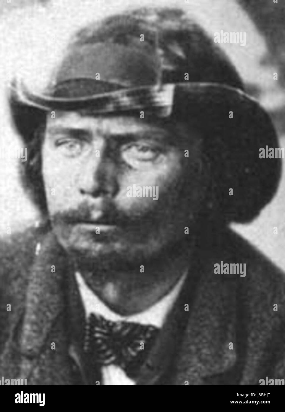 George Atzerodt était l'un des conspirateurs impliqués dans l'assassinat du président américain Abraham Lincoln. Il a été chargé de tuer le vice-président Andrew Johnson mais a échoué dans sa mission et a été arrêté et exécuté plus tard pour son rôle dans le complot. Banque D'Images