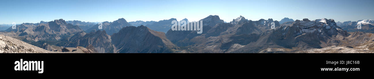 Montagnes, dolomites, randonnée pédestre, randonnée, randonnée, le Tyrol du sud, tour de la montagne, Banque D'Images