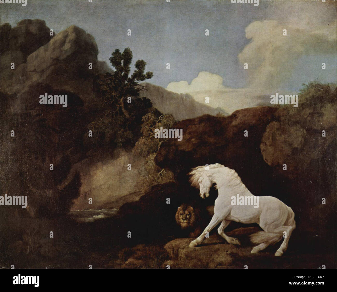George Stubbs 004 Banque D'Images