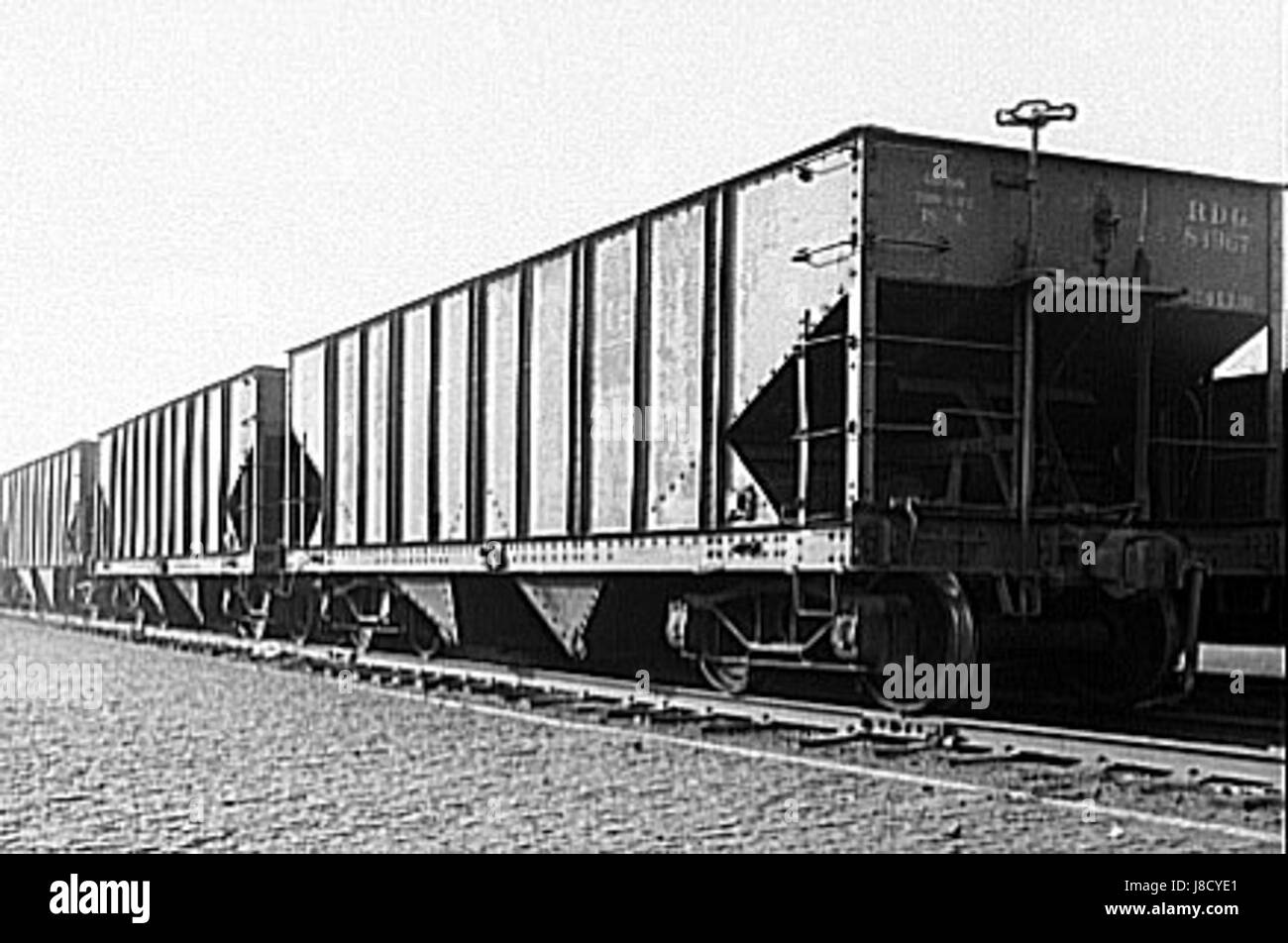 Wagons-trémies Banque D'Images