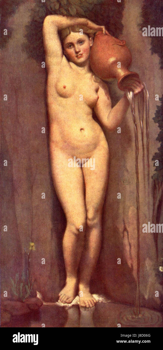 Jean Auguste Dominique Ingres 006 Banque D'Images