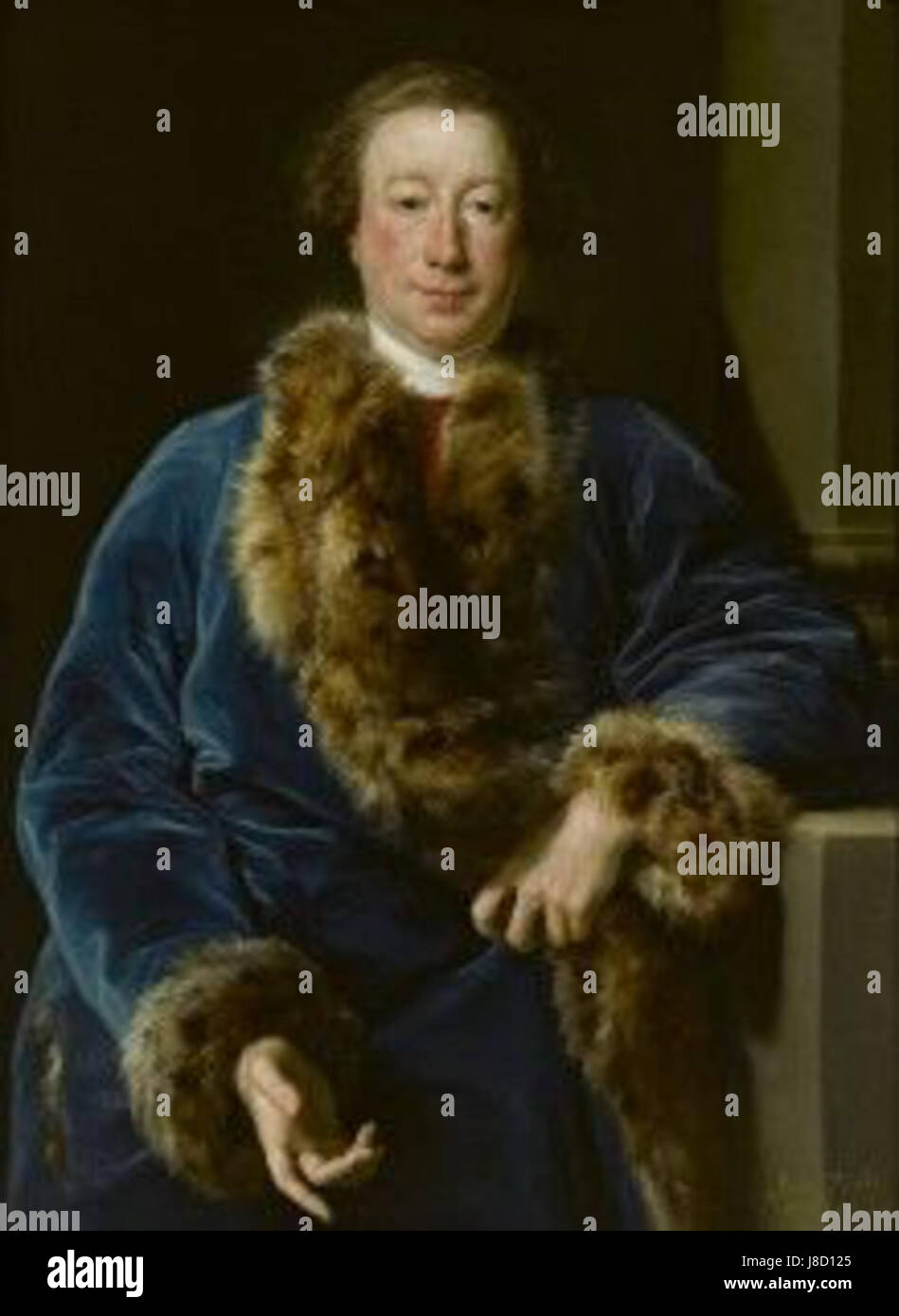 John Rolle Walter, représenté par Pompeo Batoni, est un portrait représentant le style et les techniques de l'artiste italien du XVIIIe siècle. Batoni était connu pour ses portraits raffinés, capturant à la fois l'aristocratie et les figures intellectuelles de son temps. Banque D'Images