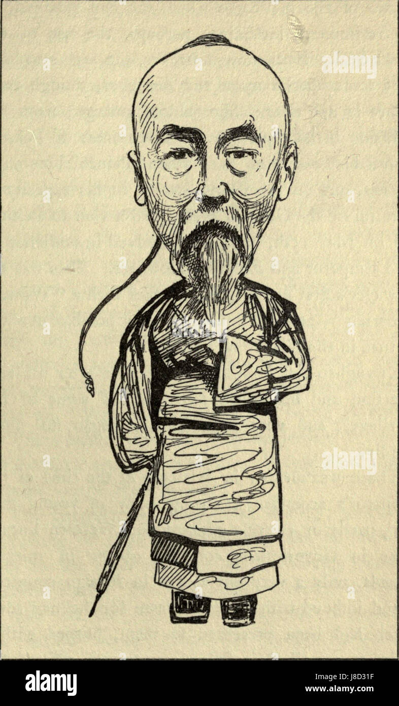 Li Hung Chang caricature Banque D'Images