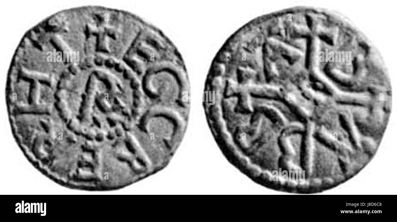 Ecgberht II Kentish Coin Banque D'Images