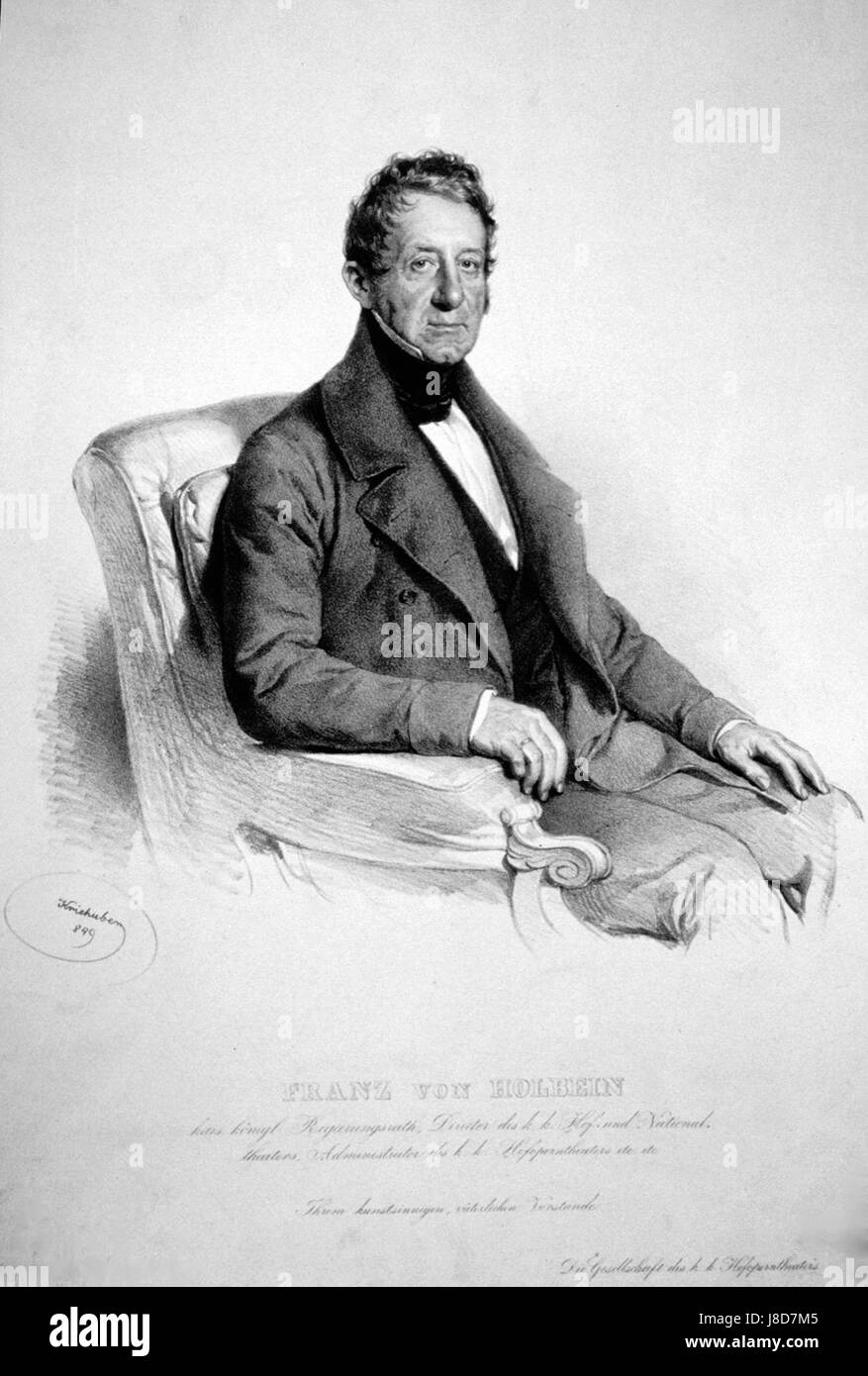 Franz Ignaz Holbein, un artiste allemand remarquable, connu pour ses contributions à la peinture de portrait et son influence sur l'art baroque au XVIIe siècle. Banque D'Images