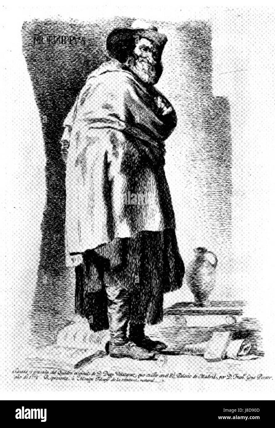 Menippus de Goya Banque D'Images