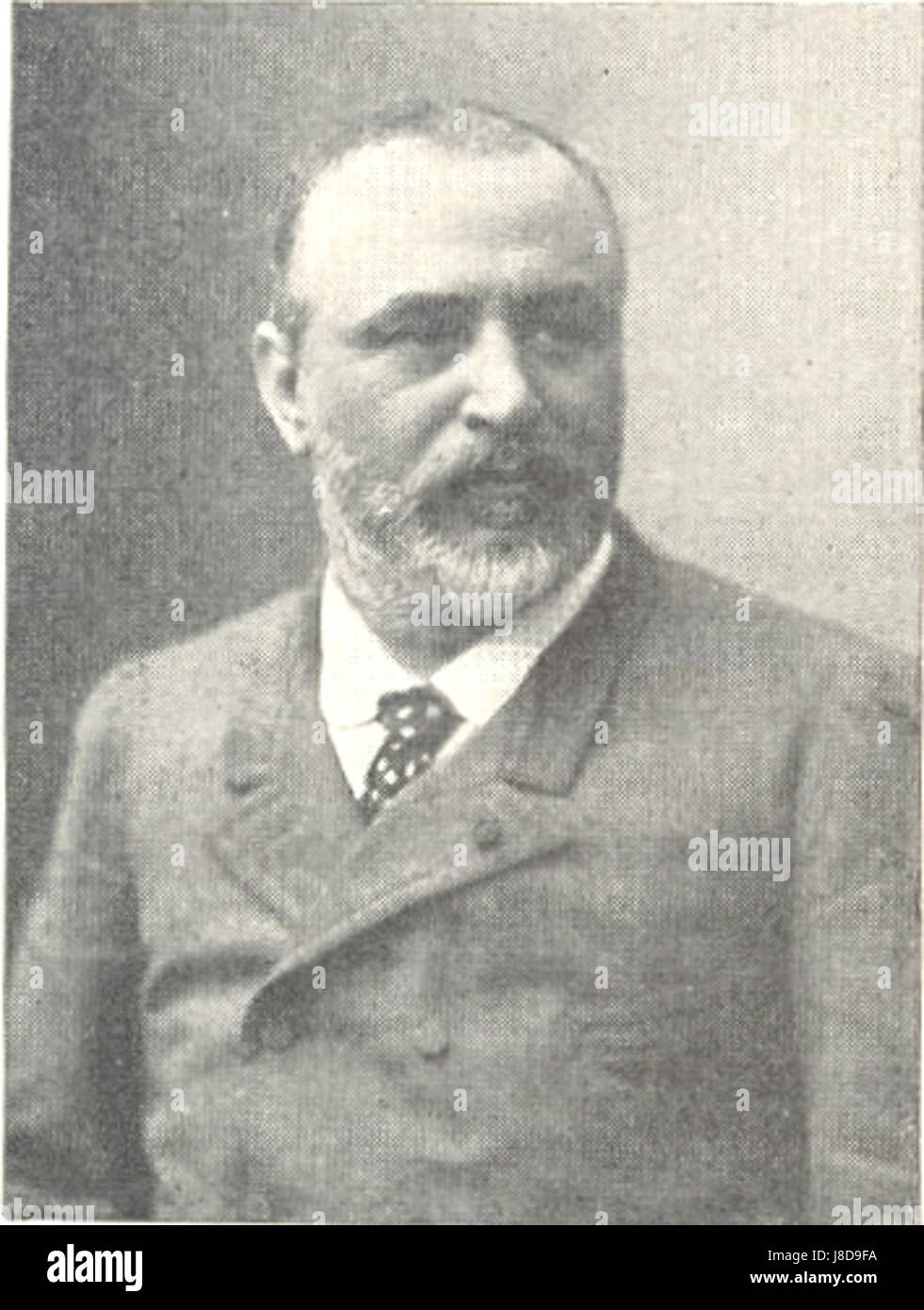 Portrait de Jules Herbette, détails non précisés. Banque D'Images