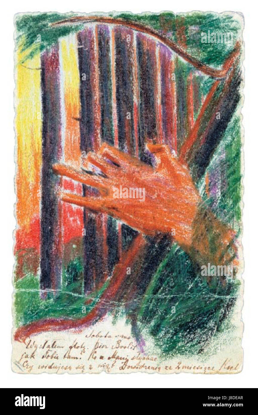 Konstantinas Ciurlionis les limites de vol de la Forêt 1903 10 11 Banque D'Images