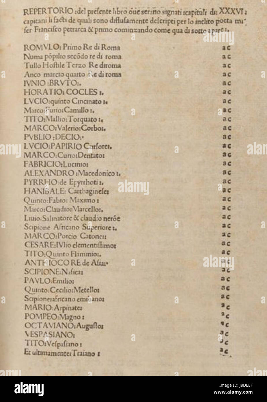 D'illustres romains Banque D'Images