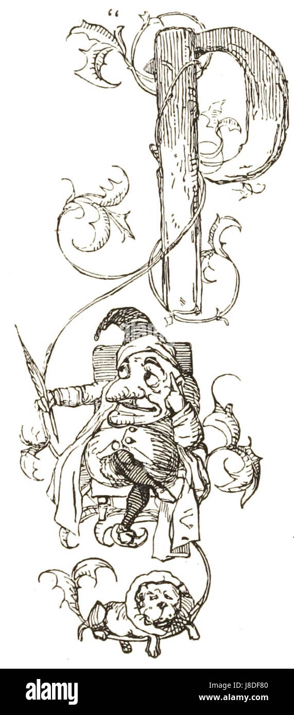 Mme Caudles Lecture 2 lettre P Banque D'Images