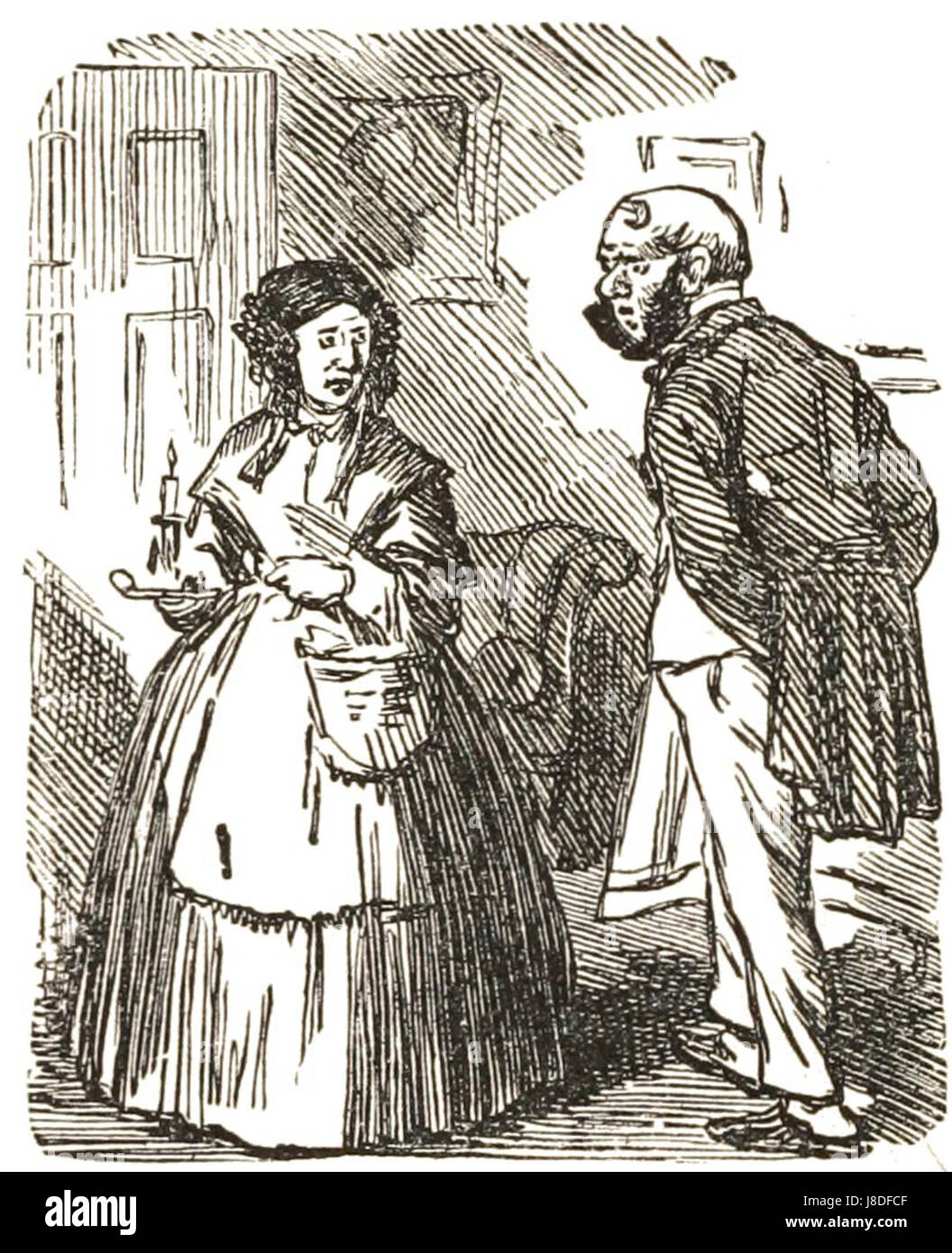 M. et Mme Badgerly Banque D'Images