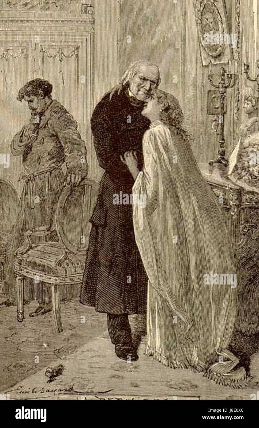 Jean Valjean Cosette e Banque D'Images