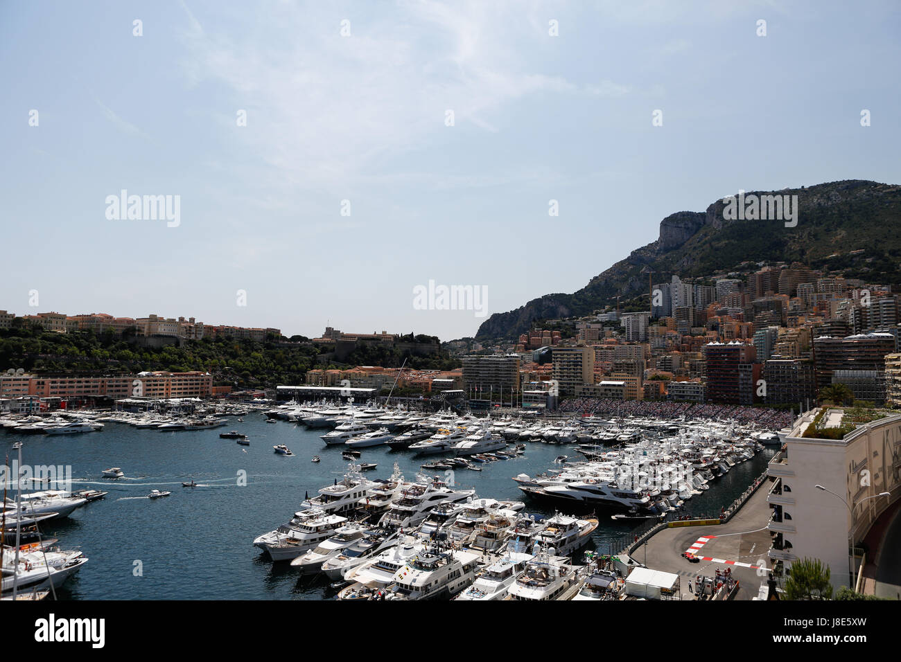 Monte Carlo, Monaco. 28 mai, 2017. Le port de Monaco Grand Prix de Formule 1 de Monaco, Monte Carlo. Crédit : Stefano Arcaro/Alamy Live News Banque D'Images