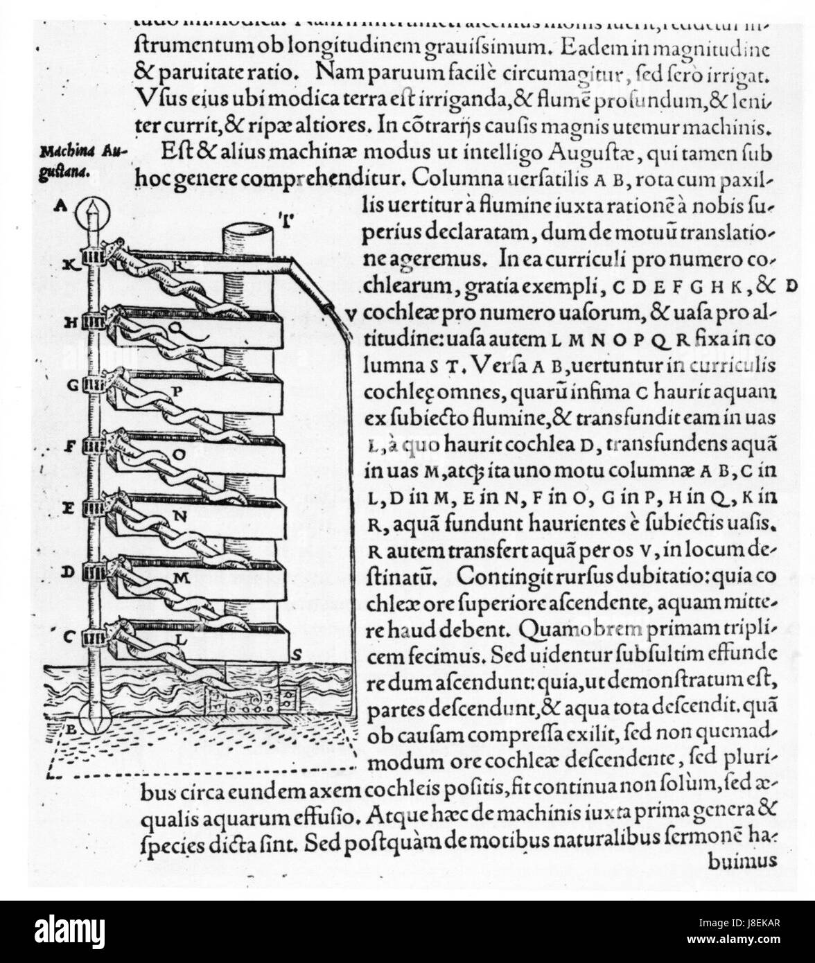Machina Augustana Banque D'Images