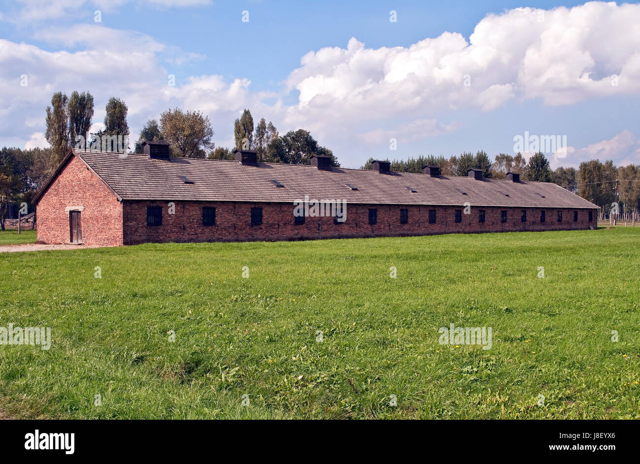 La concentration, Pologne, camp, caserne, prison, prisonnier, holocauste, camp de Banque D'Images