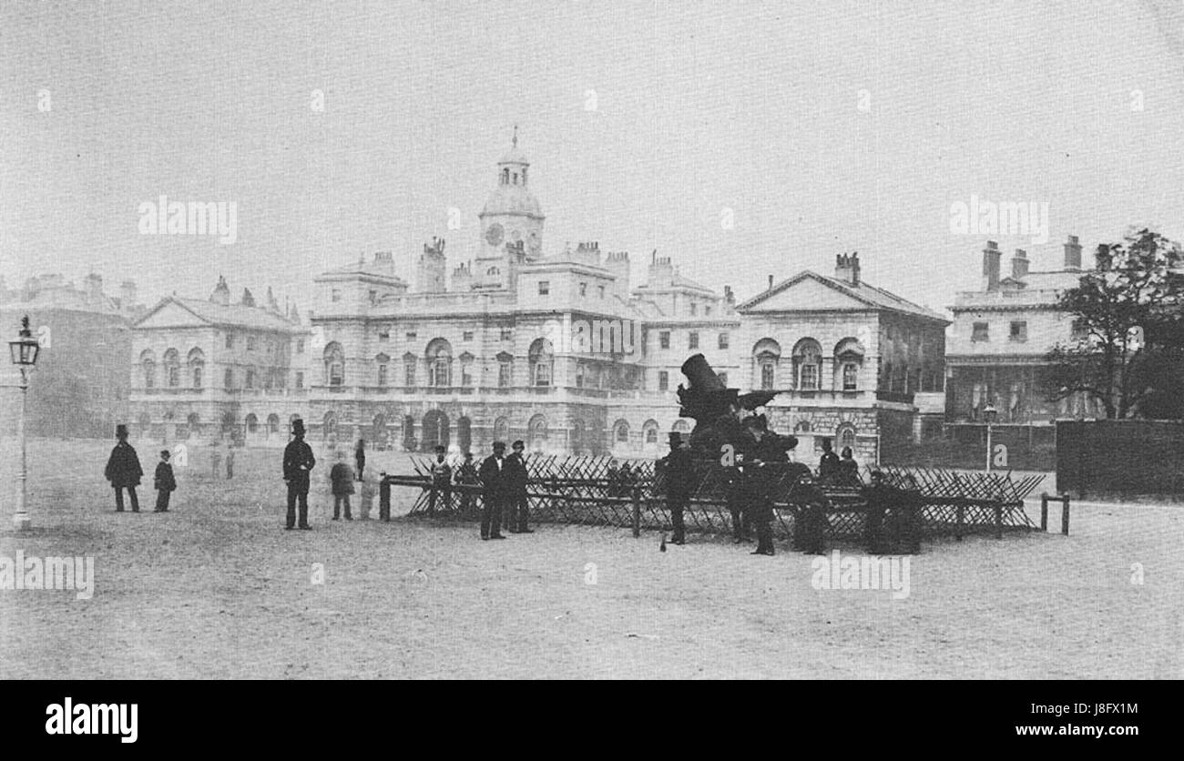 Horse Guards Parade 1860 Banque D'Images