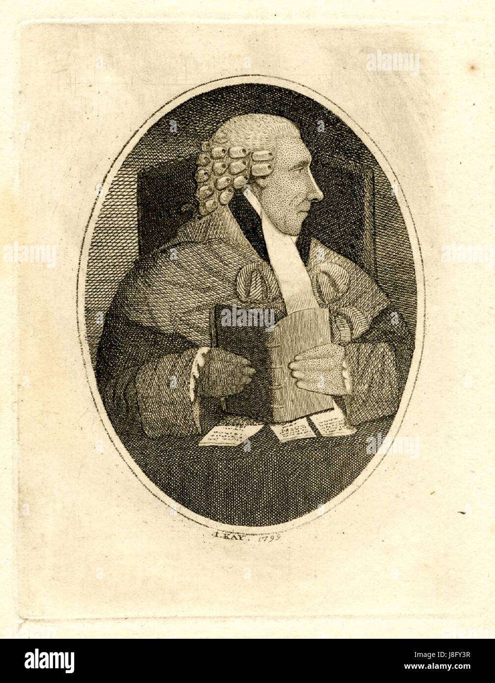 Ce portrait de John Kay, daté de 1799, représente Lord Balmuto. La pièce illustre le style de l'artiste et sa contribution à la peinture de portrait à la fin du XVIIIe siècle. Banque D'Images