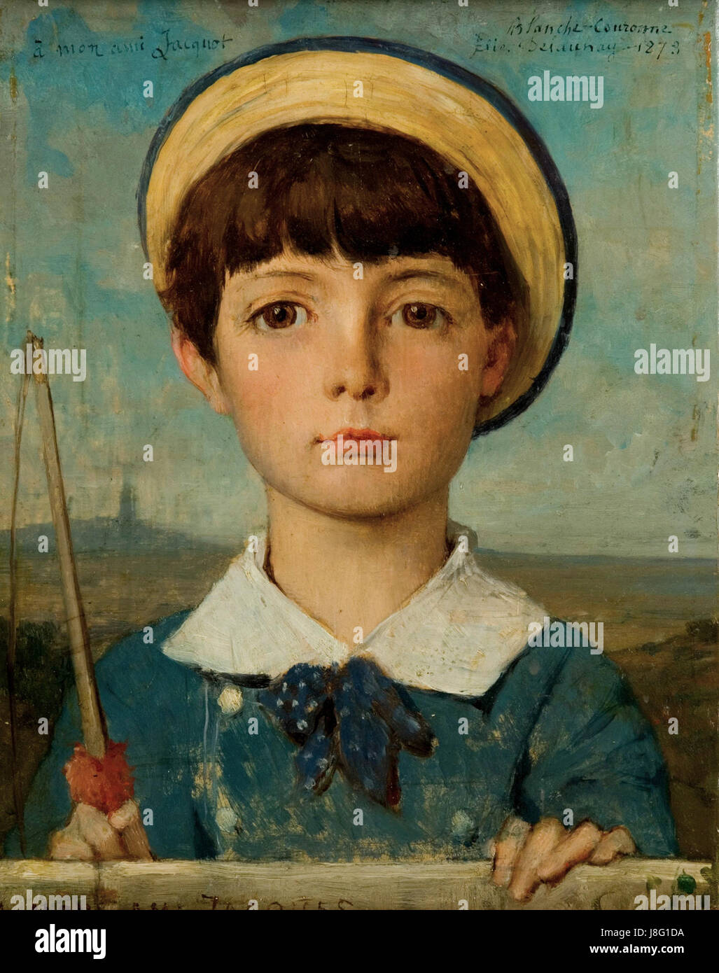 Jacques Bizet par Elie delaunay 1878 Banque D'Images