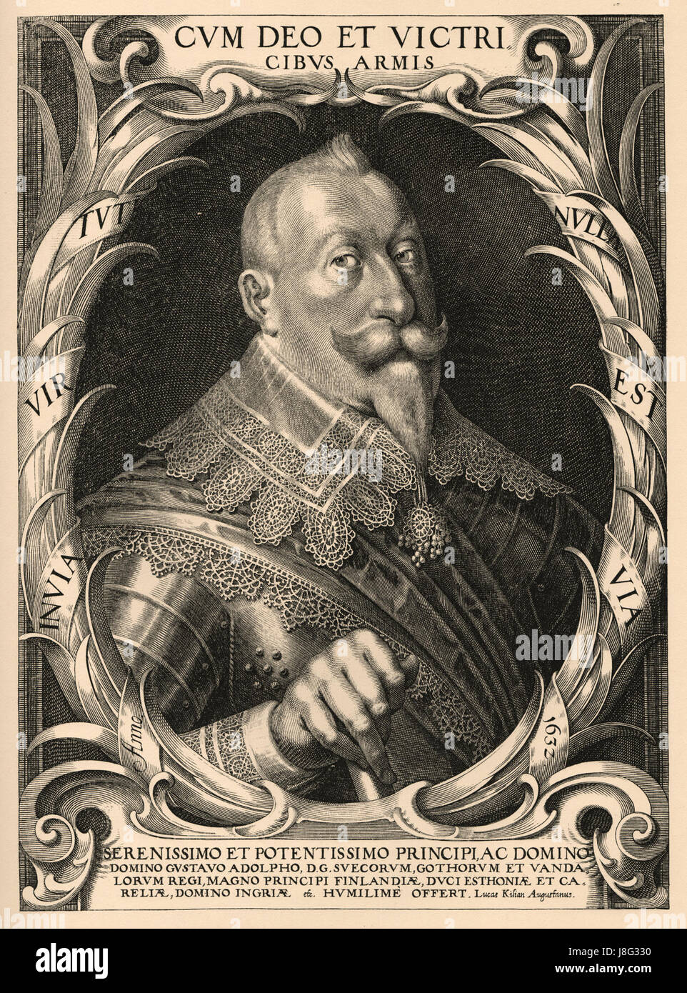 Gustav II Adolf SP010 Banque D'Images