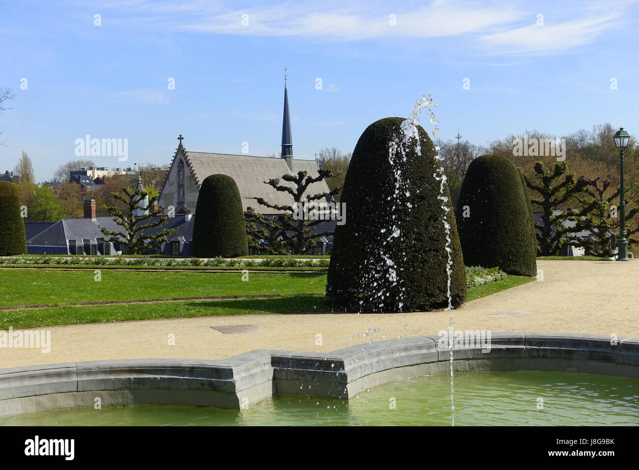 Jardins de l'abbaye de La Cambre Bruxelles, Belgique DSC07923 Banque D'Images