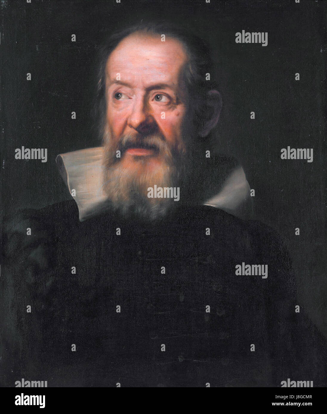 Galileo, par Niccolo Justus Sustermans Cecconi, après Banque D'Images