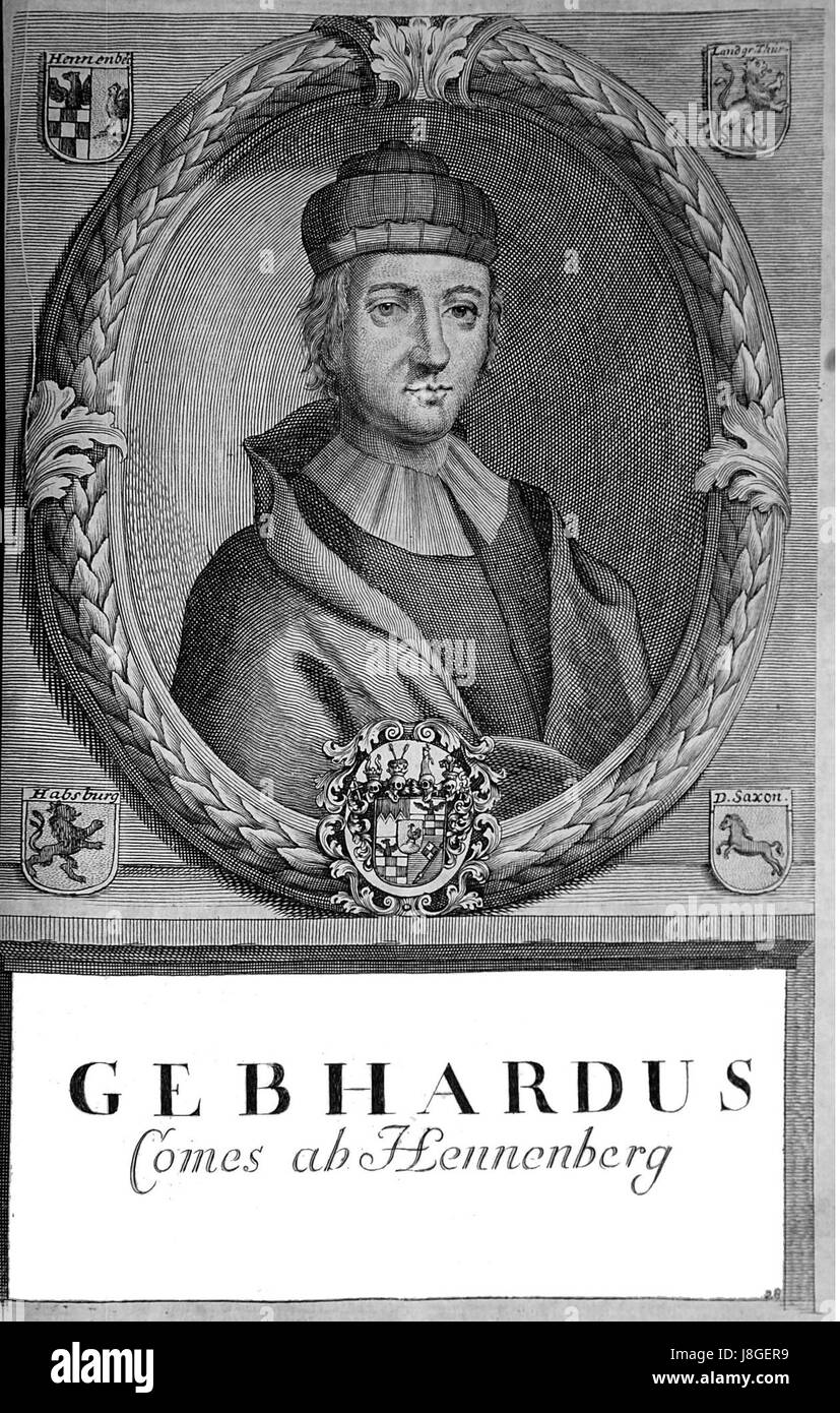 GebhardusHennenbergbw Banque D'Images