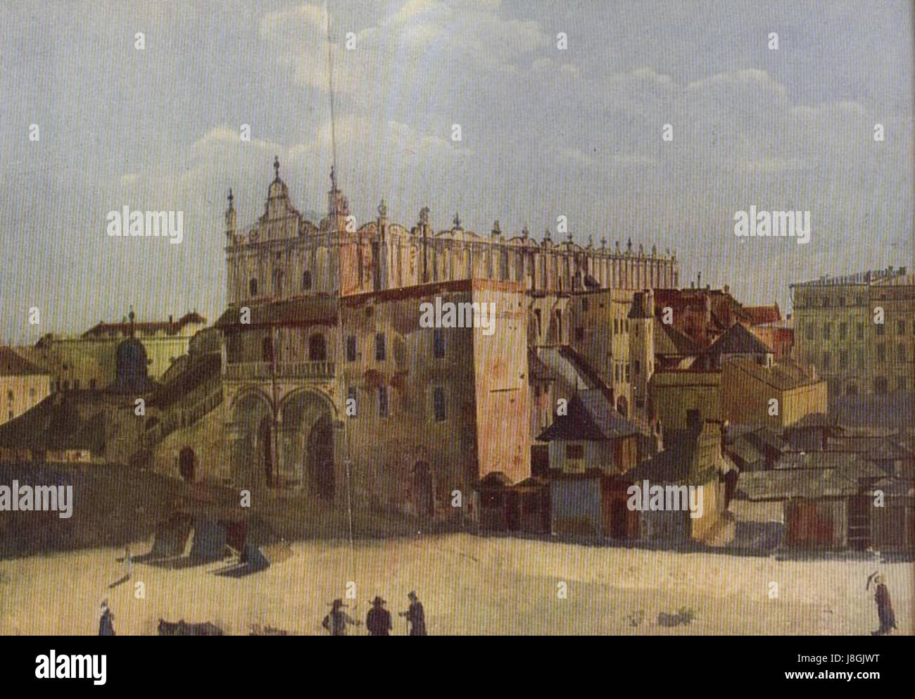 Stragany Kramy jatki budy Banque D'Images