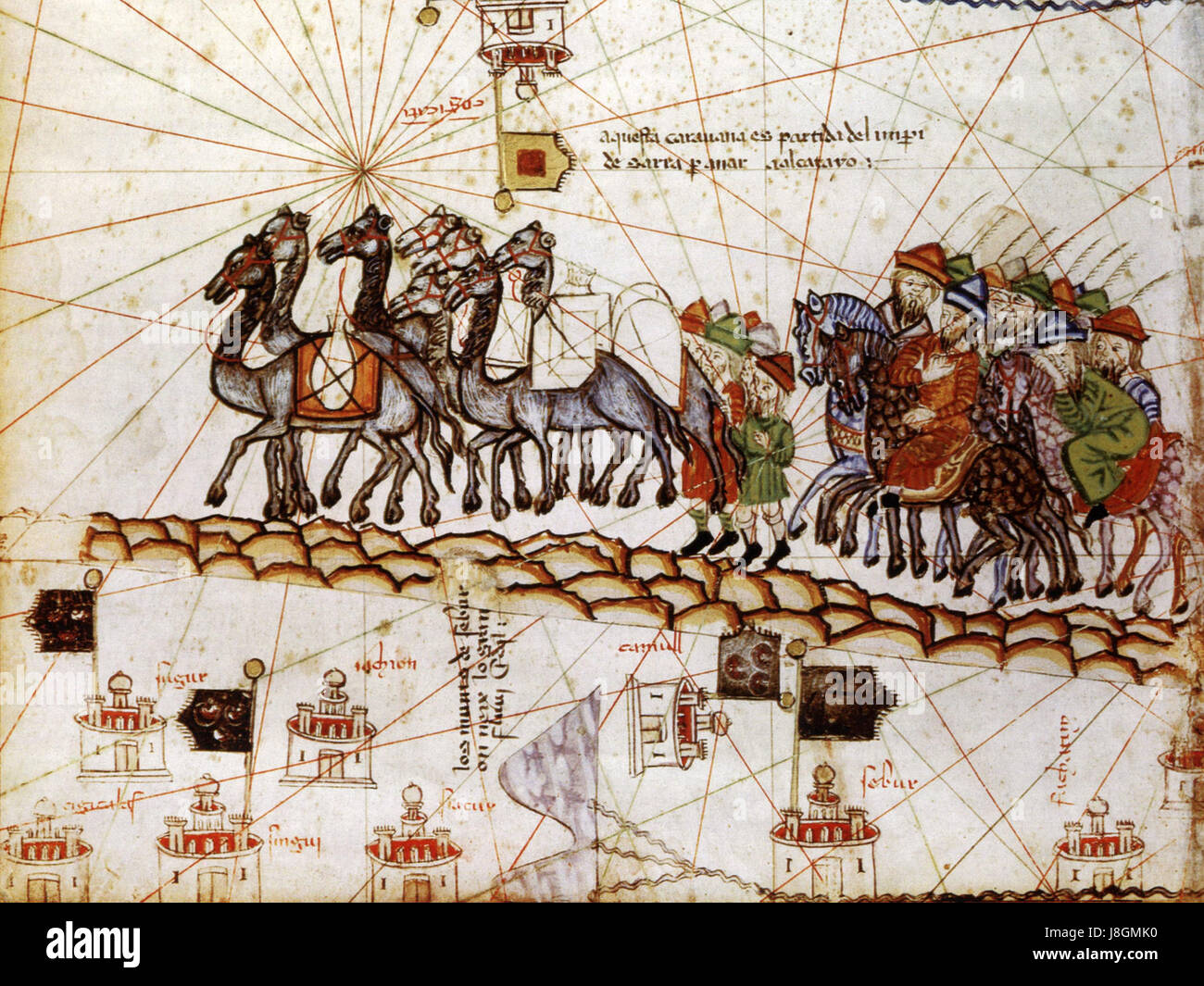 Katalanischer 01 Atlas Banque D'Images