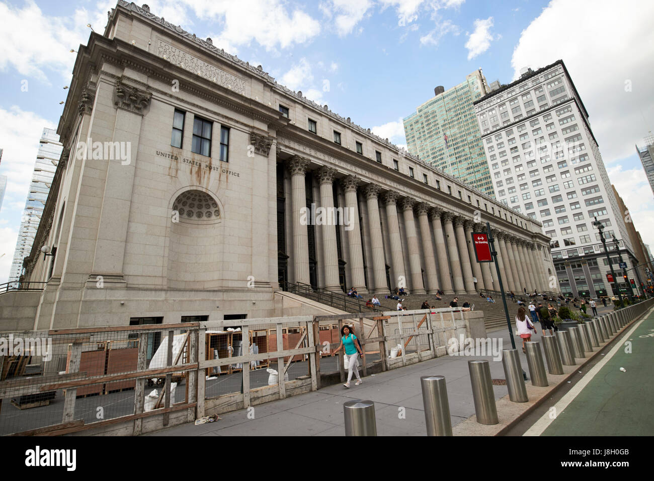 James A. Farley United States Post Office building Midtown New York City USA Banque D'Images