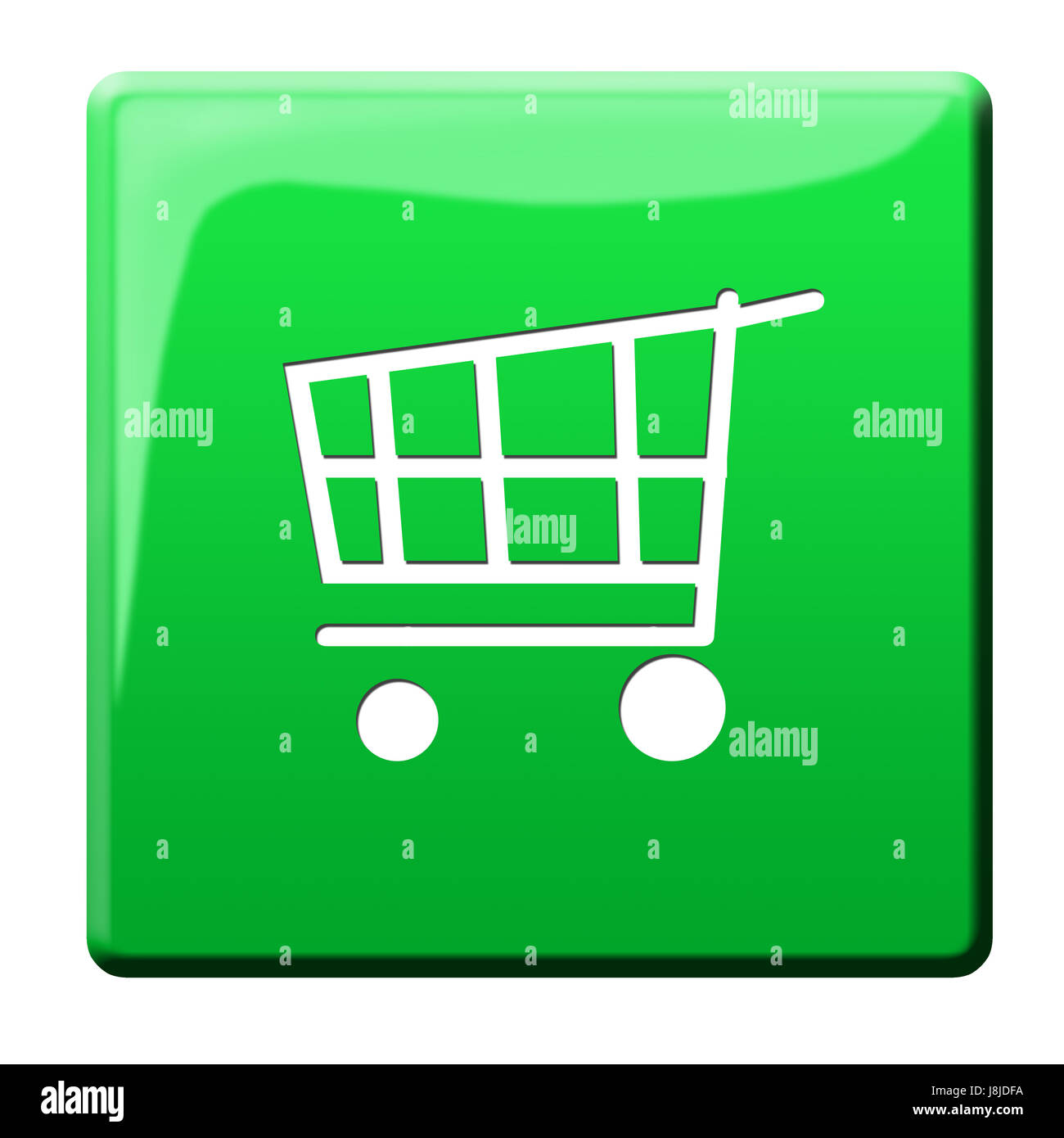 Trolley, panier, symbolisme, achat, panier de biens, le pictogramme,  symbole Photo Stock - Alamy